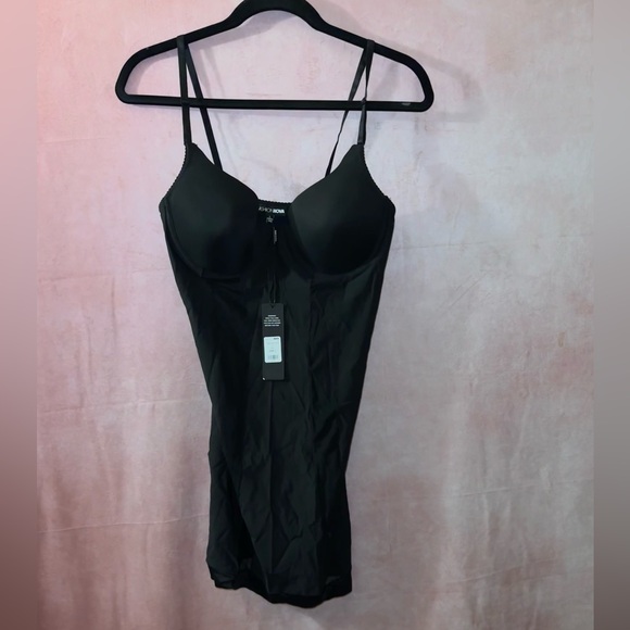 Mini black mesh dress - Picture 1 of 3